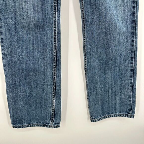 CODY JAMES Men's Straight Leg Embroidered Pocket Denim Blue Jeans Size 33 x 36 - Picture 4 of 8